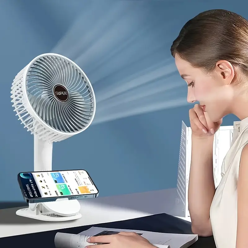 Rechargeable 3-in-1 Clip Fan