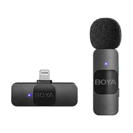 BOYA BY-V1 2.4GHz Wireless Microphone System for iPhone (1:1) | MNK SHOP