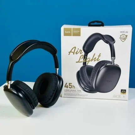 Hoco W35 Air Wireless Headphone-Black Color | MNK SHOP