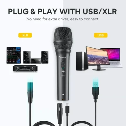 MAONO HD300T USB/XLR Cardioid Dynamic Microphone | MNK SHOP