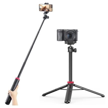 Ulanzi MT44 Extendable Vlog Tripod With 360° Ball Head – Black Color | MNK SHOP