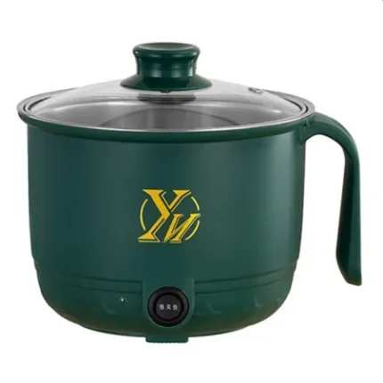 YN Electric Cooking Pot Single Deck–18cm – Green Color | MNK SHOP