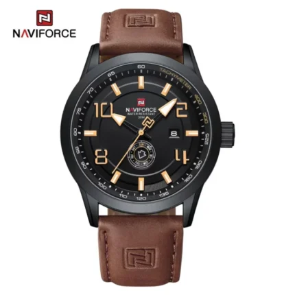 NAVIFORCE 9229 Youth Retro Fashion Men’s Watch – Dark Brown | MNK SHOP