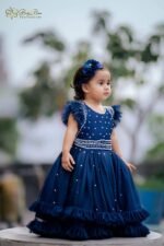 Beautiful Party Princess Frock – New Arrival, সুন্দর পার্টি প্রিন্সেস ফ্রক। MNK SHOP - Image 3