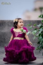 Beautiful Party Princess Frock – New Arrival, সুন্দর পার্টি প্রিন্সেস ফ্রক। MNK SHOP - Image 4