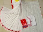 Gorgeous Katan Border Half silk screen print saree with blause pcs | গর্জিয়াস কাতান পাড় স্টাইলিশ শাড়ি । MNK SHOP - Image 3