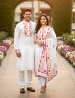 Casual Daily Wear Block Print Three Piece Selection | ক্যাজুয়াল ডেইলি ওয়্যার ফ্যাশনেবল সেট সিলেকশন । MNK SHOP - Image 2