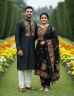 Attractive Set Block Print Three Piece Attire | আকর্ষণীয় সেট ফ্যাশনেবল থ্রি পিস পোশাক । MNK SHOP - Image 5