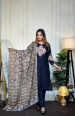 Exclusive Digital Print 3 Piece, এক্সক্লুসিভ ডিজিটাল প্রিন্টেড ড্রেস। MNK SHOP - Image 3