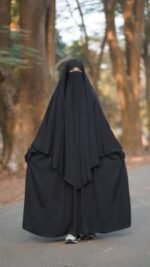 Elegant Muslima Borkha Set – Full Set, এলিগেন্ট মুসলিমা বোরকা সেট। MNK SHOP - Image 3