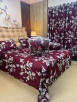 Stylish 5 Pieces Comforter Set, স্টাইলিশ ৫ পিস কম্ফর্টার সেট। MNK SHOP
