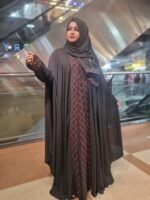 Stylish Dubai Luxury Abaya, স্টাইলিশ দুবাই লাক্সারি আবায়া। MNK SHOP - Image 5