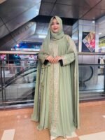 Stylish Dubai Luxury Abaya, স্টাইলিশ দুবাই লাক্সারি আবায়া। MNK SHOP - Image 6