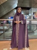 Classic Dubai Luxury Abaya, ক্লাসিক দুবাই লাক্সারি আবায়া। MNK SHOP - Image 5