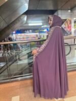Classic Dubai Luxury Abaya, ক্লাসিক দুবাই লাক্সারি আবায়া। MNK SHOP - Image 2