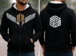 Premium Calligraphy Design Hoodie for Men, প্রিমিয়াম ক্যালিগ্রাফি ডিজাইন হুডি। MNK SHOP - Image 2