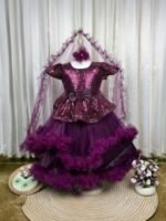 Stylish Party Princess Frock – New Arrival, স্টাইলিশ পার্টি প্রিন্সেস ফ্রক। MNK SHOP