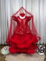 Stylish Party Princess Frock – New Arrival, স্টাইলিশ পার্টি প্রিন্সেস ফ্রক। MNK SHOP - Image 2