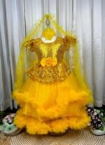 Stylish Party Princess Frock – New Arrival, স্টাইলিশ পার্টি প্রিন্সেস ফ্রক। MNK SHOP - Image 3