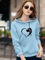 Stylish Ladies Premium Quality Hoodie, স্টাইলিশ লেডিস প্রিমিয়াম কোয়ালিটি হুডি। MNK SHOP - Image 2