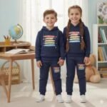 Trendy Elegant Stylish Baby Hoodie Set, ট্রেন্ডি এলিগেন্ট স্টাইলিশ বেবি হুডি সেট। MNK SHOP