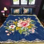 Trendy Panel Cotton Bed-sheet, ট্রেন্ডি প্যানেল কটন বেড শিট। MNK SHOP - Image 4
