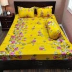 Beautiful Twill Cotton Bed Sheet, সুন্দর টুইল কটন বেড শিট। MNK SHOP