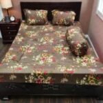 Comfortable Twill Cotton Bed Sheet, আরামদায়ক টুইল কটন বেড শিট। MNK SHOP - Image 2