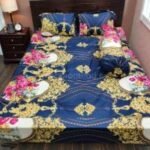 Comfortable Twill Cotton Bed Sheet, আরামদায়ক টুইল কটন বেড শিট। MNK SHOP - Image 4