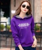 Fashionable Ladies Premium Quality Hoodie, ফ্যাশনেবল লেডিস প্রিমিয়াম কোয়ালিটি হুডি। MNK SHOP - Image 3
