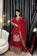 Comfortable Premium Soft Jorjet Three Piece, আরামদায়ক প্রিমিয়াম সফট জর্জেট থ্রি পিস। MNK SHOP - Image 3