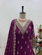 Comfortable Premium Soft Jorjet Three Piece, আরামদায়ক প্রিমিয়াম সফট জর্জেট থ্রি পিস। MNK SHOP - Image 5