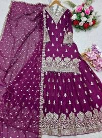 Fashionable Premium Soft Jorjet Three Piece, ফ্যাশনেবল প্রিমিয়াম সফট জর্জেট থ্রি পিস। MNK SHOP