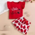 Stylish Half Sleeve T-shirt & Pant Set, স্টাইলিশ হাফ স্লিভ টি-শার্ট ও প্যান্ট সেট। MNK SHOP - Image 2