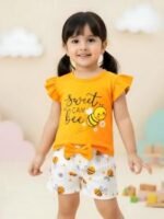 Stylish Half Sleeve T-shirt & Pant Set, স্টাইলিশ হাফ স্লিভ টি-শার্ট ও প্যান্ট সেট। MNK SHOP - Image 5