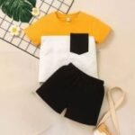 Modern Half Sleeve T-shirt & Pant Set, মডার্ন হাফ স্লিভ টি-শার্ট ও প্যান্ট সেট। MNK SHOP - Image 3