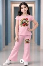 Trendy Full Sleeve T-shirt and Pant Set, ট্রেন্ডি ফুল স্লিভ টি-শার্ট ও প্যান্ট সেট। MNK SHOP - Image 2