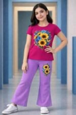 Trendy Full Sleeve T-shirt and Pant Set, ট্রেন্ডি ফুল স্লিভ টি-শার্ট ও প্যান্ট সেট। MNK SHOP