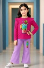 Modern Full Sleeve T-shirt and Pant Set, মডার্ন ফুল স্লিভ টি-শার্ট ও প্যান্ট সেট। MNK SHOP - Image 4