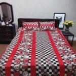 Beautiful Cotton King Size Bedsheet, সুন্দর কটন কিং সাইজ বেডশিট। MNK SHOP - Image 13