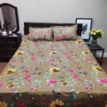 Beautiful Cotton King Size Bedsheet, সুন্দর কটন কিং সাইজ বেডশিট। MNK SHOP - Image 2