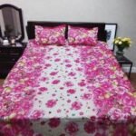 Beautiful Cotton King Size Bedsheet, সুন্দর কটন কিং সাইজ বেডশিট। MNK SHOP - Image 3