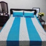 Beautiful Cotton King Size Bedsheet, সুন্দর কটন কিং সাইজ বেডশিট। MNK SHOP - Image 5