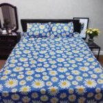 Beautiful Cotton King Size Bedsheet, সুন্দর কটন কিং সাইজ বেডশিট। MNK SHOP - Image 6