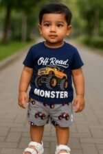 Comfortable Half Sleeve T-shirt & Pant Set, আরামদায়ক হাফ স্লিভ টি-শার্ট ও প্যান্ট সেট। MNK SHOP - Image 10