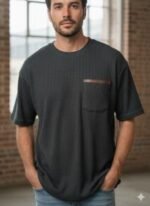 Smart Premium Casual Regular Fit T-Shirt, স্মার্ট প্রিমিয়াম ক্যাজুয়াল রেগুলার ফিট টি-শার্ট। MNK SHOP - Image 7