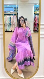 Beautiful Digital Print Three Piece, সুন্দর ডিজিটাল প্রিন্ট থ্রি পিস। MNK SHOP