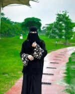 Trendy Abaya In Rose, ট্রেন্ডি আবায়া ইন রোজ। MNK SHOP - Image 3