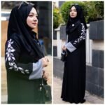Trendy Abaya In Rose, ট্রেন্ডি আবায়া ইন রোজ। MNK SHOP - Image 4