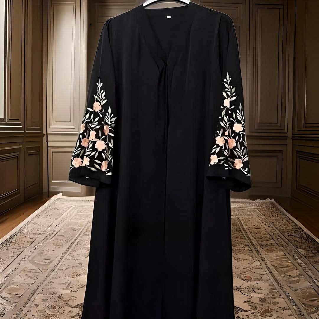1768734807_L_4 Trendy Abaya In Rose, ট্রেন্ডি আবায়া ইন রোজ। MNK SHOP - Image 1